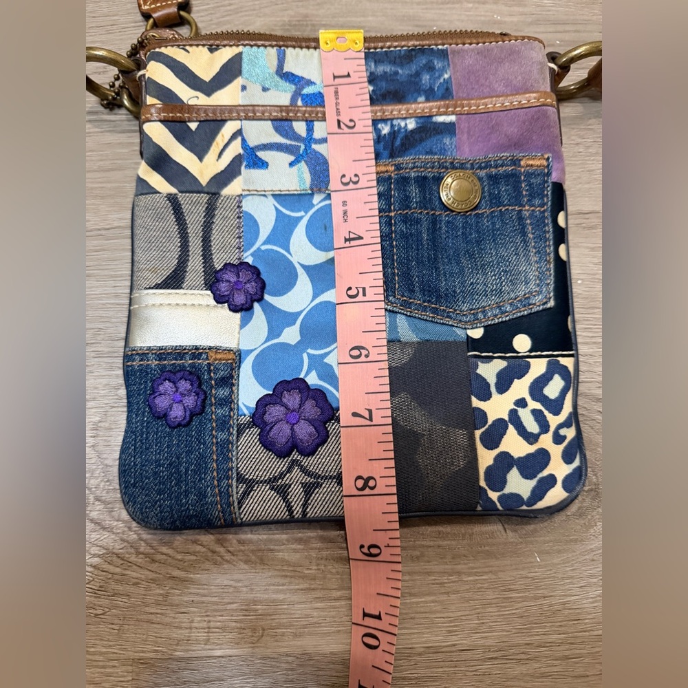 Coach Multicolor Patchwork Crossbody Bag - image 8